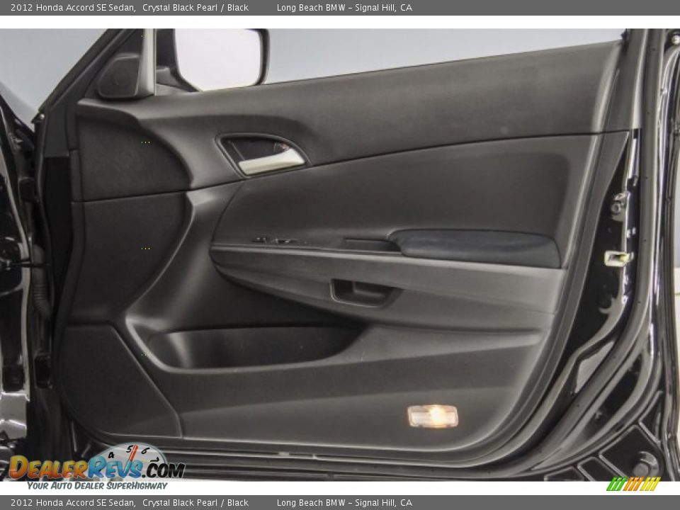 2012 Honda Accord SE Sedan Crystal Black Pearl / Black Photo #25
