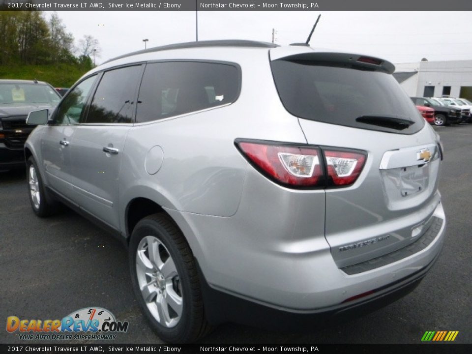 2017 Chevrolet Traverse LT AWD Silver Ice Metallic / Ebony Photo #3
