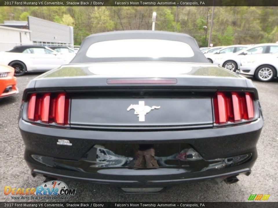 2017 Ford Mustang V6 Convertible Shadow Black / Ebony Photo #7