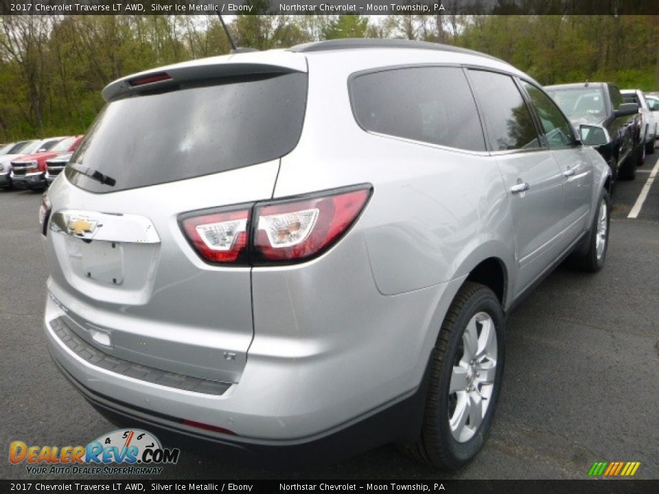 2017 Chevrolet Traverse LT AWD Silver Ice Metallic / Ebony Photo #5