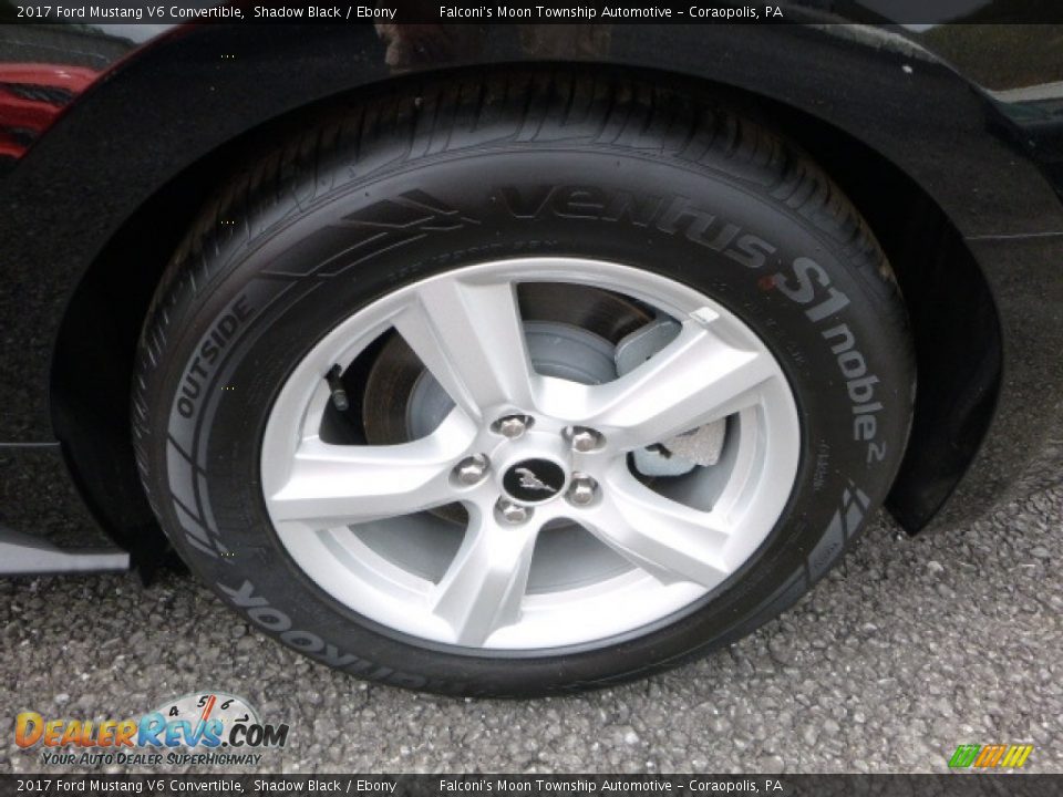 2017 Ford Mustang V6 Convertible Shadow Black / Ebony Photo #8