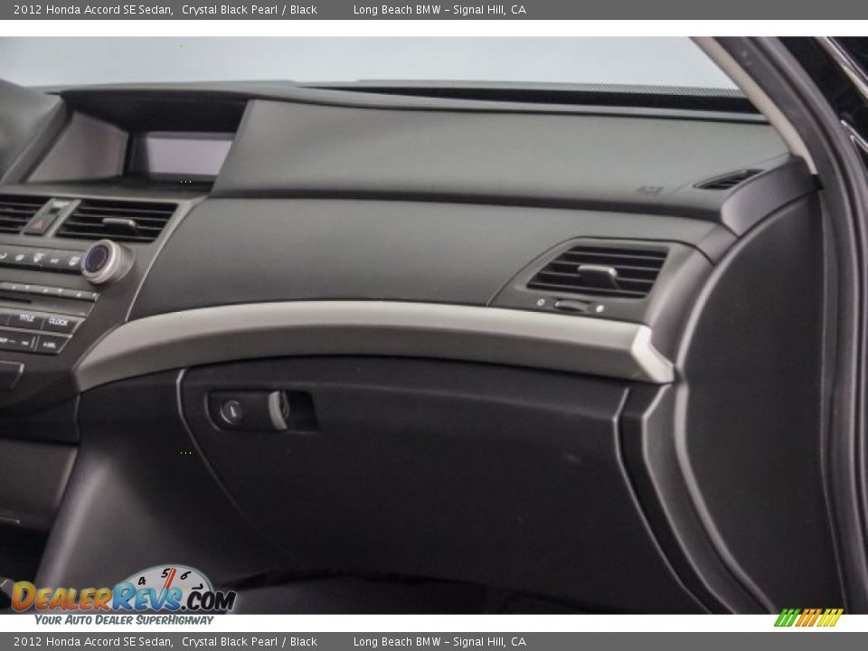2012 Honda Accord SE Sedan Crystal Black Pearl / Black Photo #28