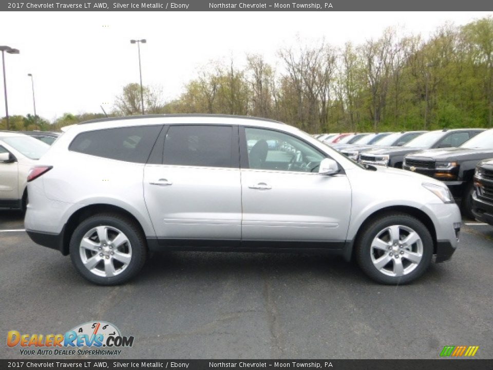 2017 Chevrolet Traverse LT AWD Silver Ice Metallic / Ebony Photo #6