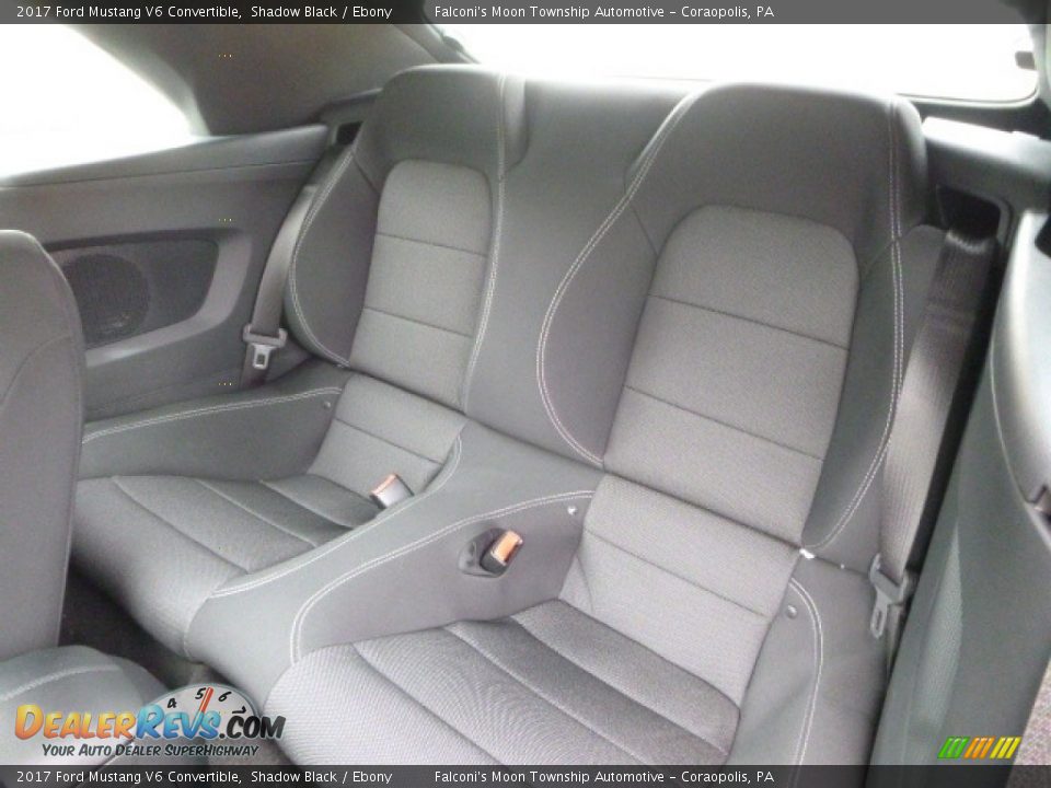 2017 Ford Mustang V6 Convertible Shadow Black / Ebony Photo #9