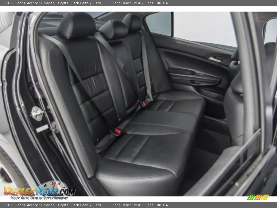 2012 Honda Accord SE Sedan Crystal Black Pearl / Black Photo #29