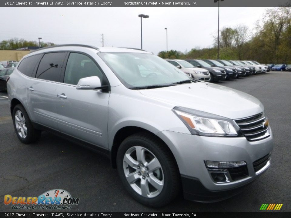 2017 Chevrolet Traverse LT AWD Silver Ice Metallic / Ebony Photo #7