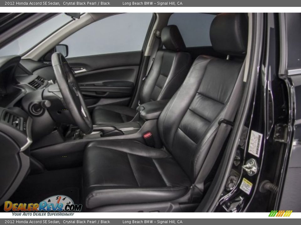 2012 Honda Accord SE Sedan Crystal Black Pearl / Black Photo #30