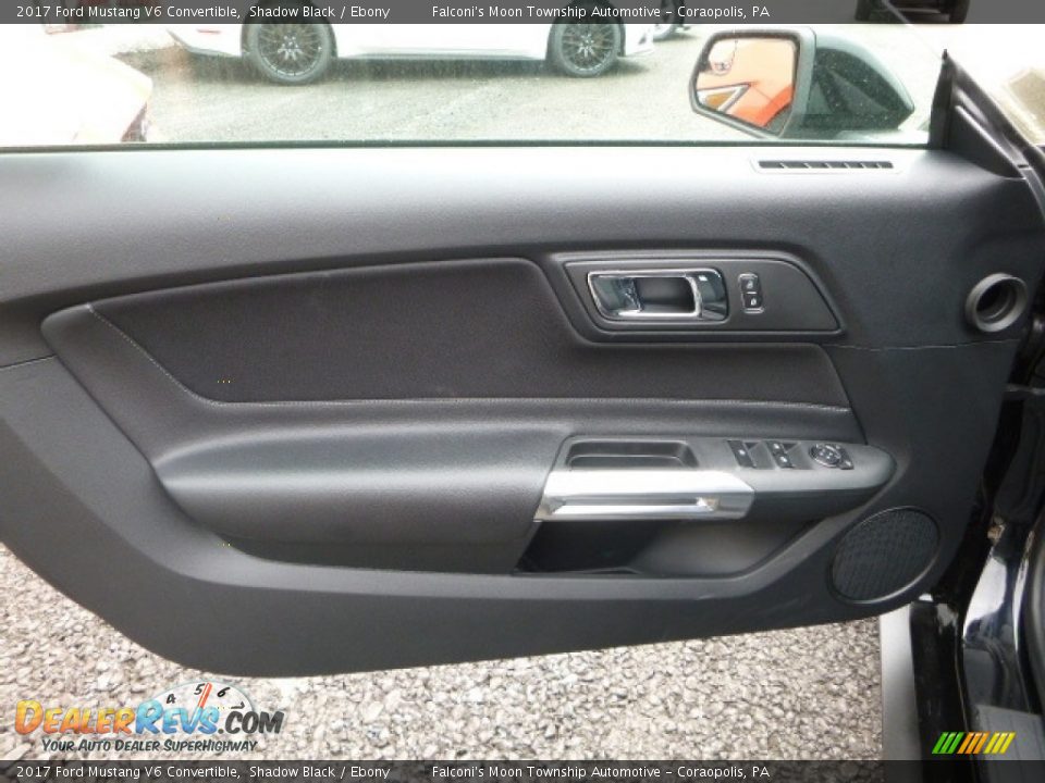2017 Ford Mustang V6 Convertible Shadow Black / Ebony Photo #11