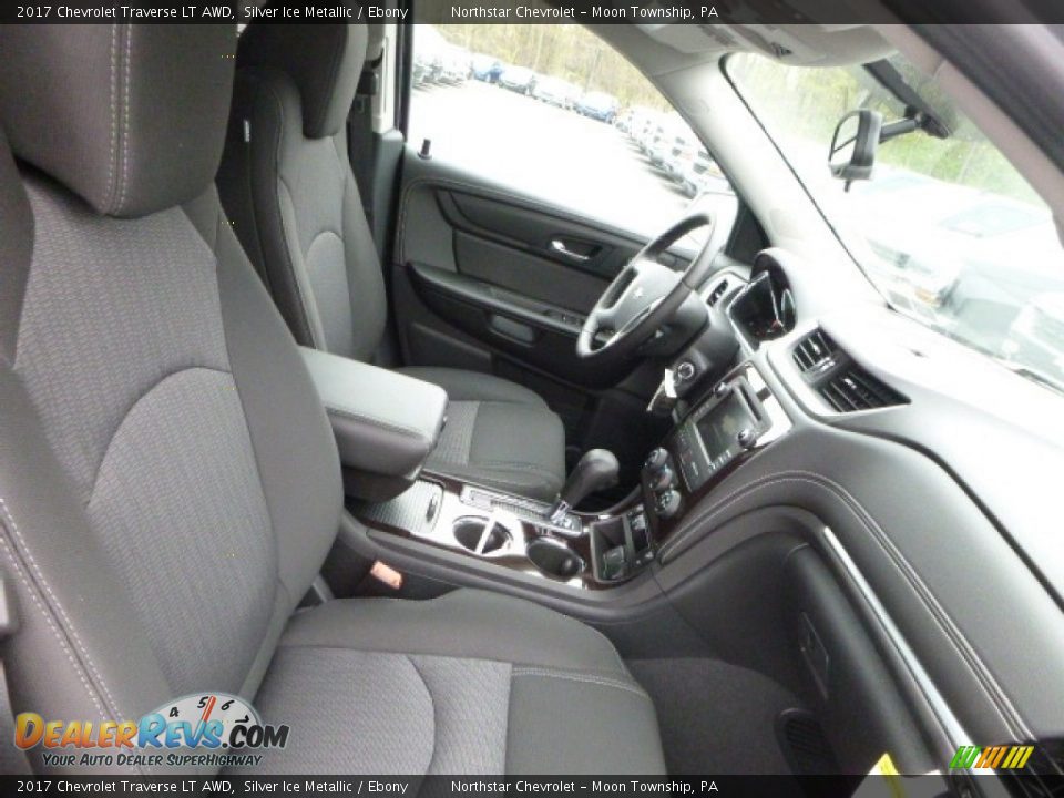 2017 Chevrolet Traverse LT AWD Silver Ice Metallic / Ebony Photo #10