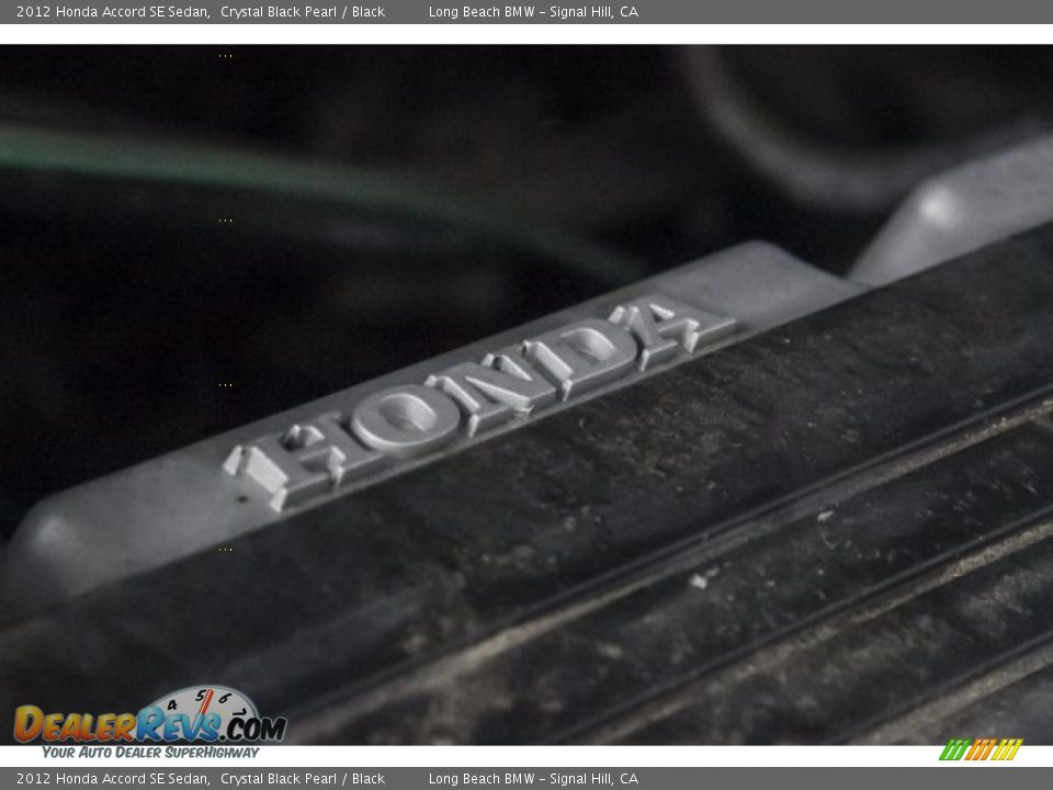 2012 Honda Accord SE Sedan Crystal Black Pearl / Black Photo #34