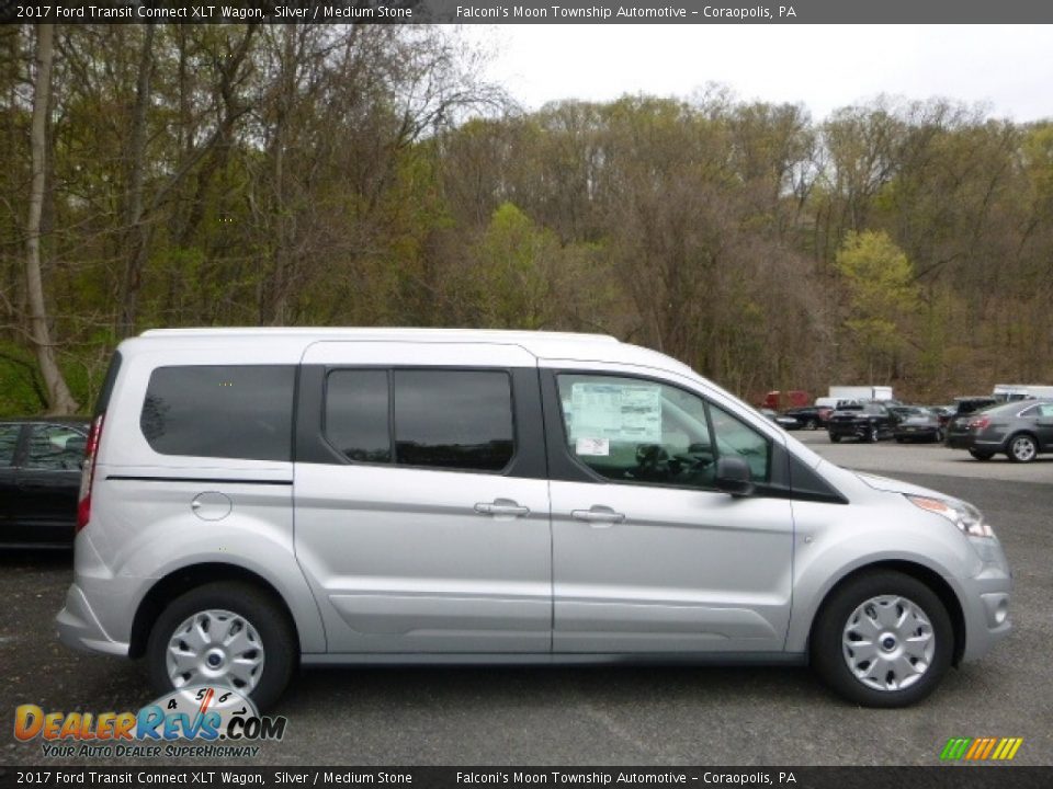 Silver 2017 Ford Transit Connect XLT Wagon Photo #1