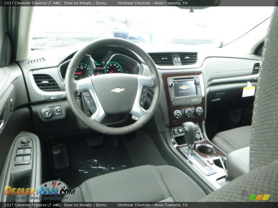 2017 Chevrolet Traverse LT AWD Silver Ice Metallic / Ebony Photo #14
