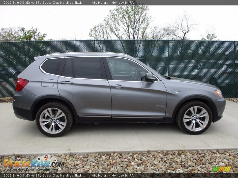 2012 BMW X3 xDrive 35i Space Gray Metallic / Black Photo #2