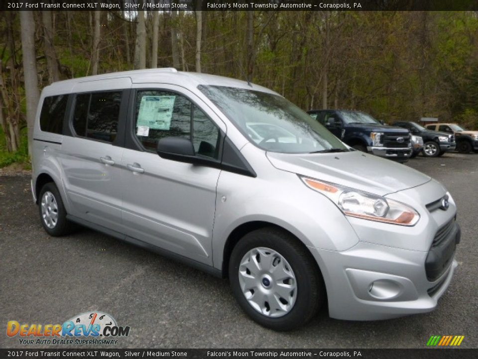 Front 3/4 View of 2017 Ford Transit Connect XLT Wagon Photo #3
