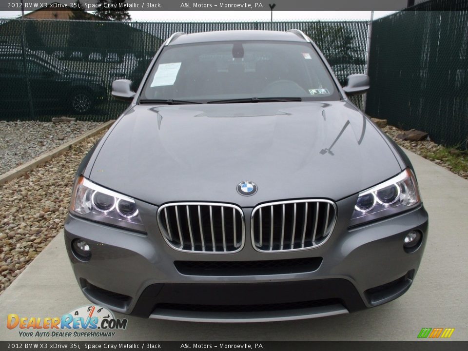 2012 BMW X3 xDrive 35i Space Gray Metallic / Black Photo #6