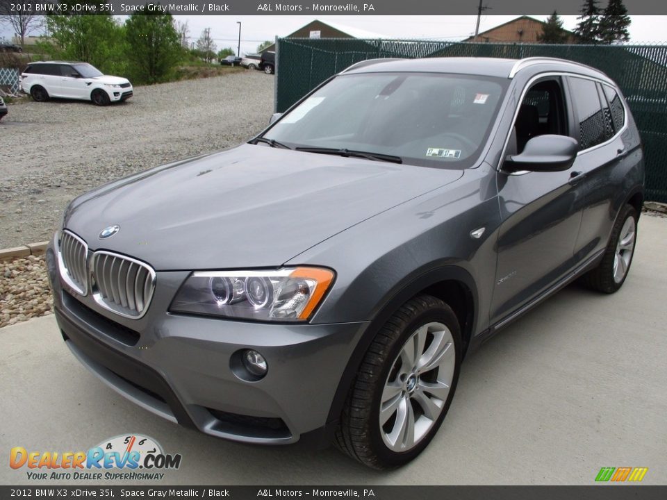 2012 BMW X3 xDrive 35i Space Gray Metallic / Black Photo #7
