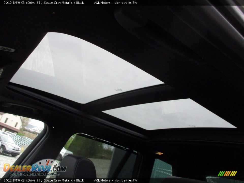 2012 BMW X3 xDrive 35i Space Gray Metallic / Black Photo #11