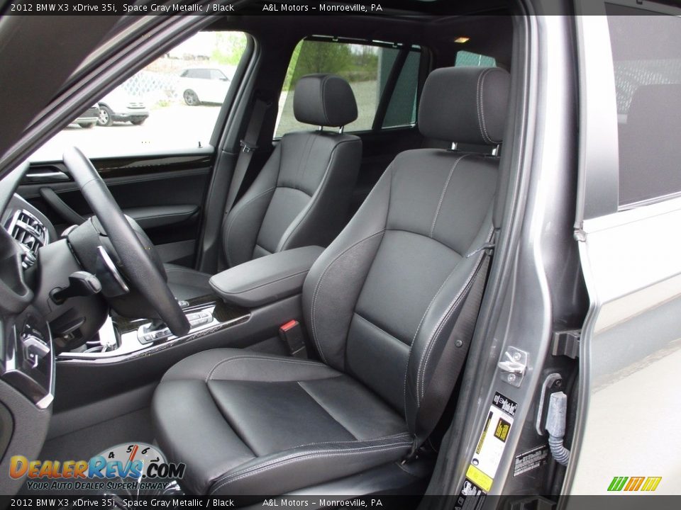 2012 BMW X3 xDrive 35i Space Gray Metallic / Black Photo #12