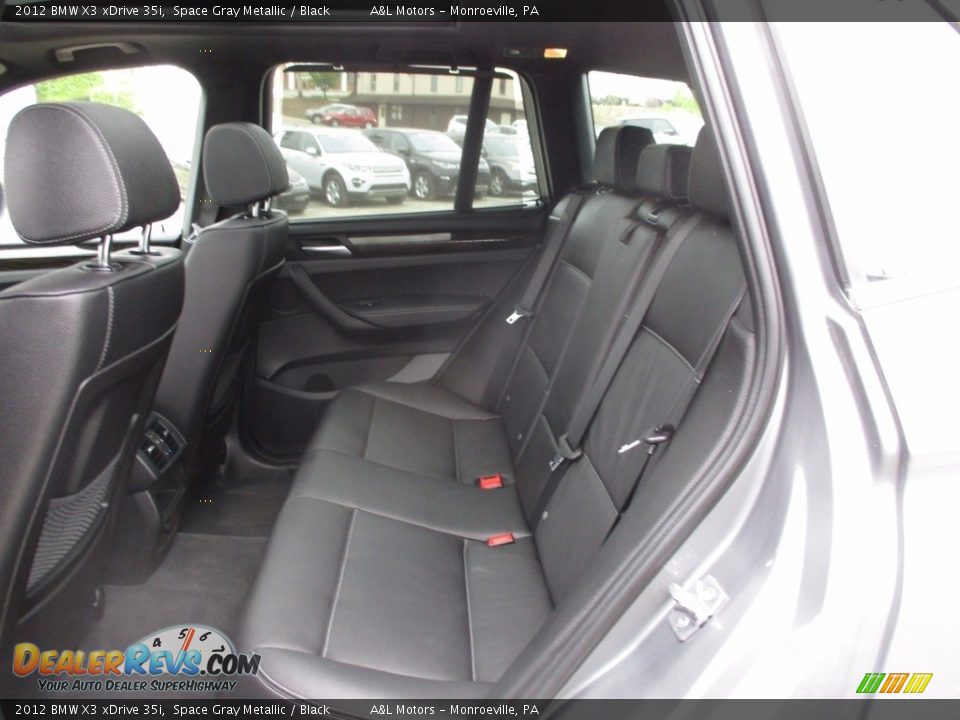 2012 BMW X3 xDrive 35i Space Gray Metallic / Black Photo #13