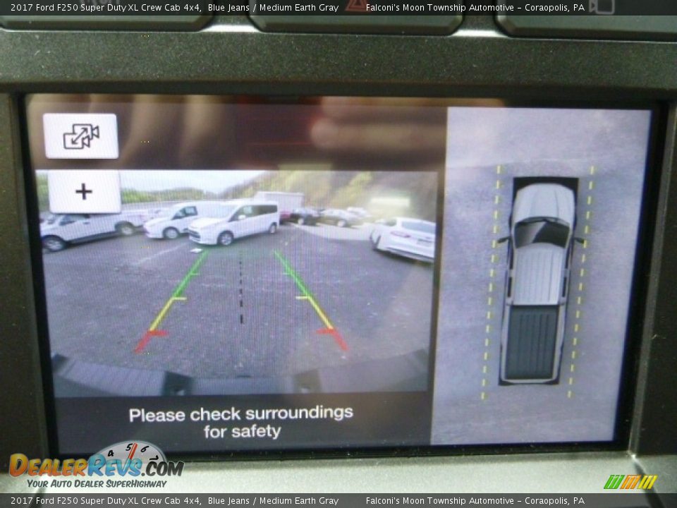 2017 Ford F250 Super Duty XL Crew Cab 4x4 Blue Jeans / Medium Earth Gray Photo #14