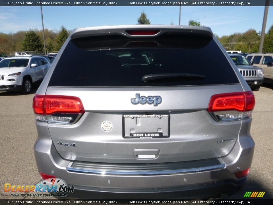 2017 Jeep Grand Cherokee Limited 4x4 Billet Silver Metallic / Black Photo #5