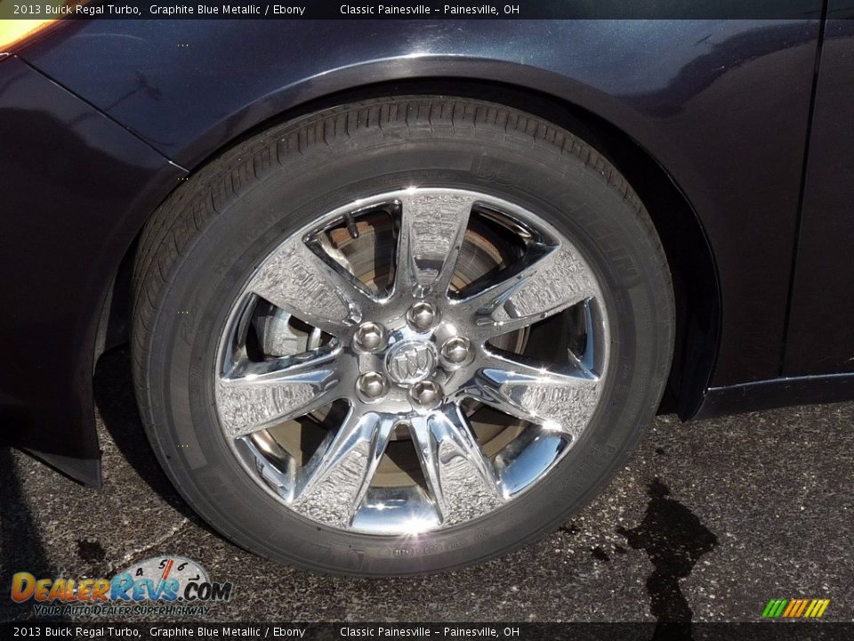 2013 Buick Regal Turbo Graphite Blue Metallic / Ebony Photo #5