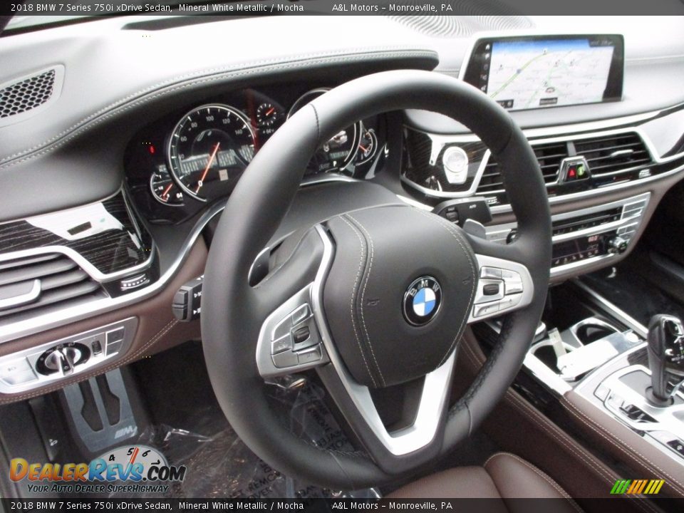 Dashboard of 2018 BMW 7 Series 750i xDrive Sedan Photo #14