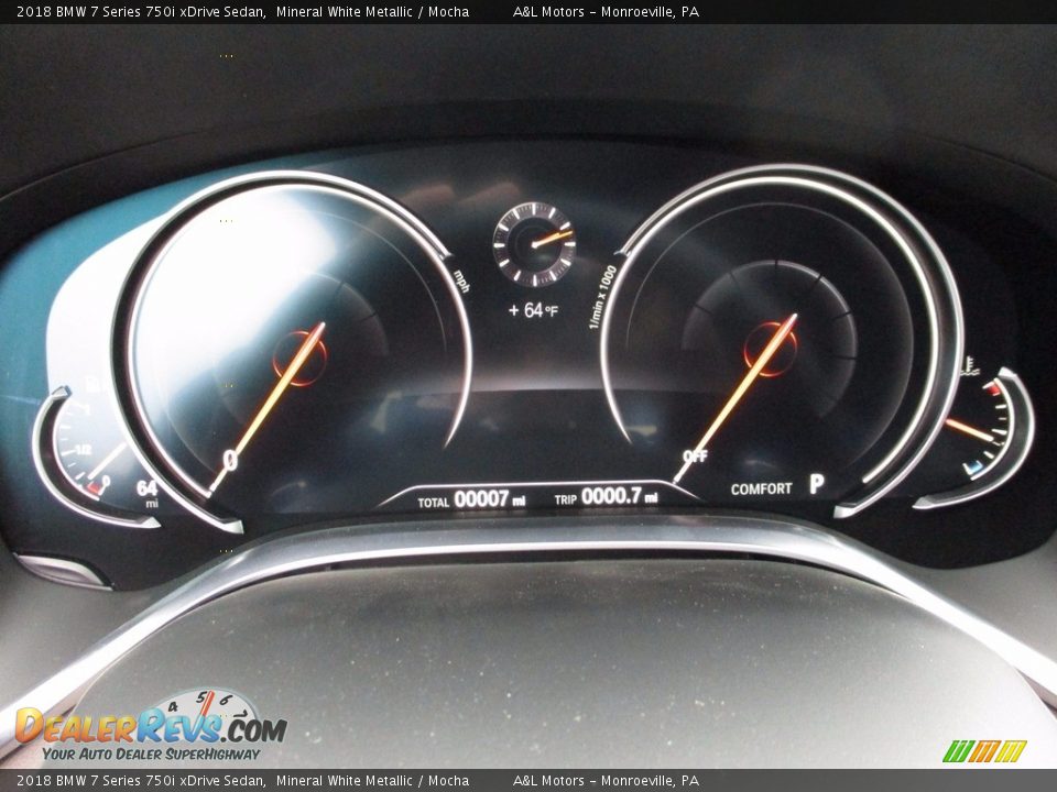 2018 BMW 7 Series 750i xDrive Sedan Gauges Photo #20