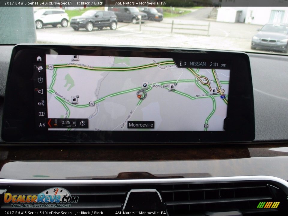Navigation of 2017 BMW 5 Series 540i xDrive Sedan Photo #15