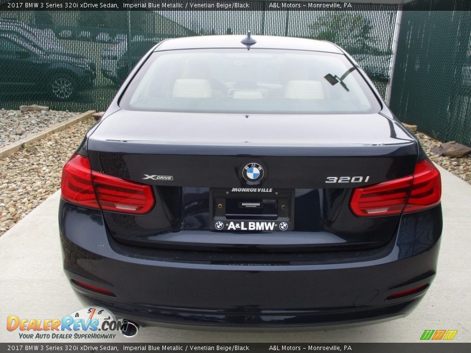 2017 BMW 3 Series 320i xDrive Sedan Imperial Blue Metallic / Venetian Beige/Black Photo #9