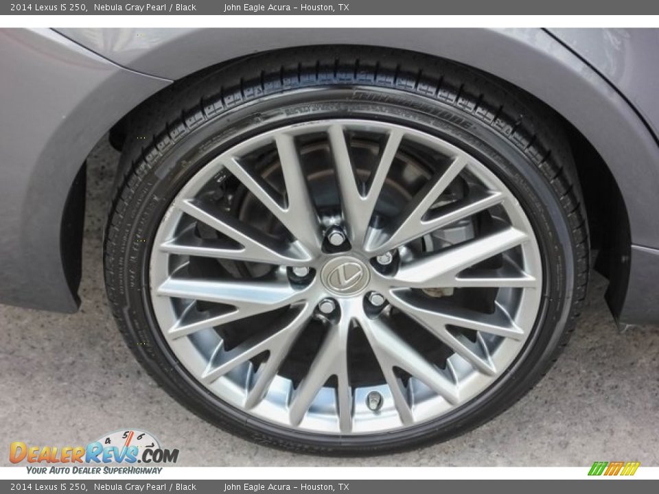 2014 Lexus IS 250 Nebula Gray Pearl / Black Photo #12