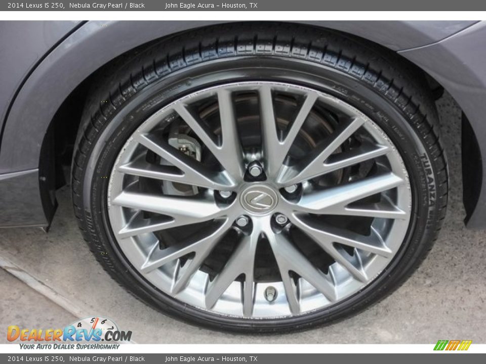 2014 Lexus IS 250 Nebula Gray Pearl / Black Photo #13