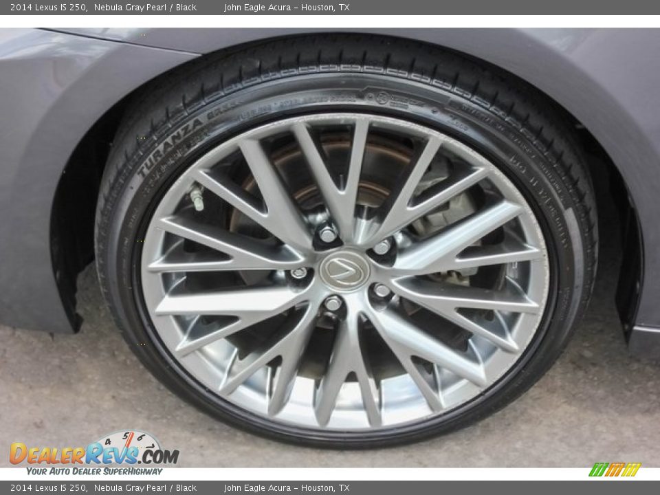 2014 Lexus IS 250 Nebula Gray Pearl / Black Photo #14