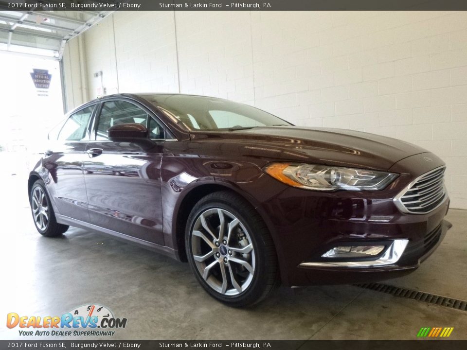 2017 Ford Fusion SE Burgundy Velvet / Ebony Photo #1