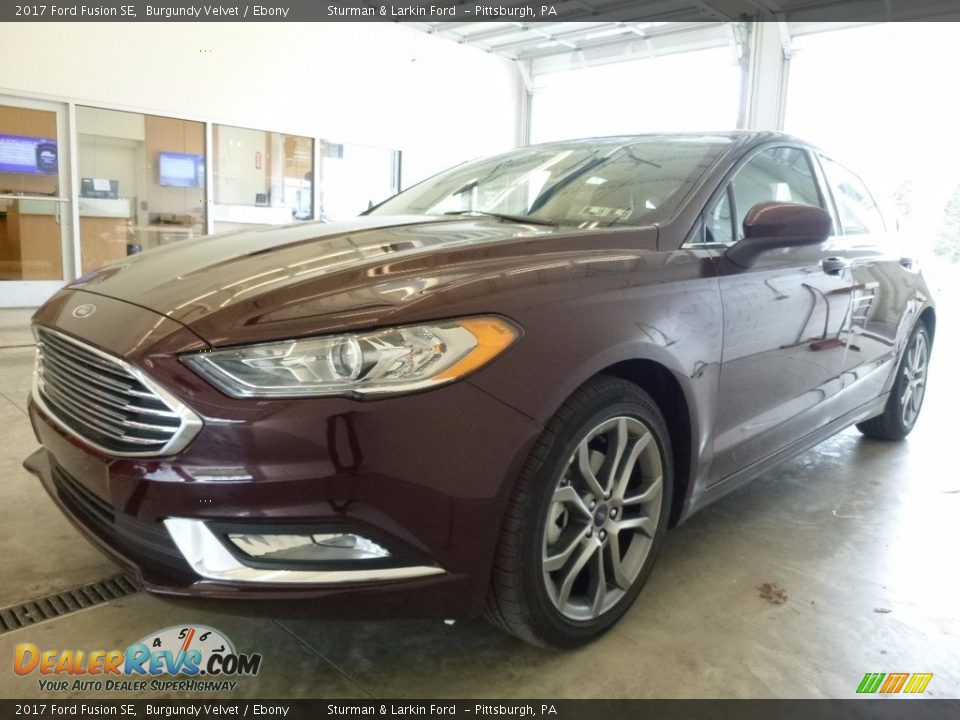 2017 Ford Fusion SE Burgundy Velvet / Ebony Photo #5