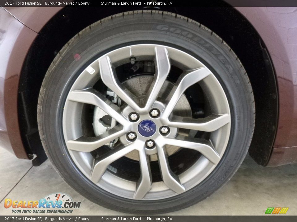 2017 Ford Fusion SE Burgundy Velvet / Ebony Photo #6