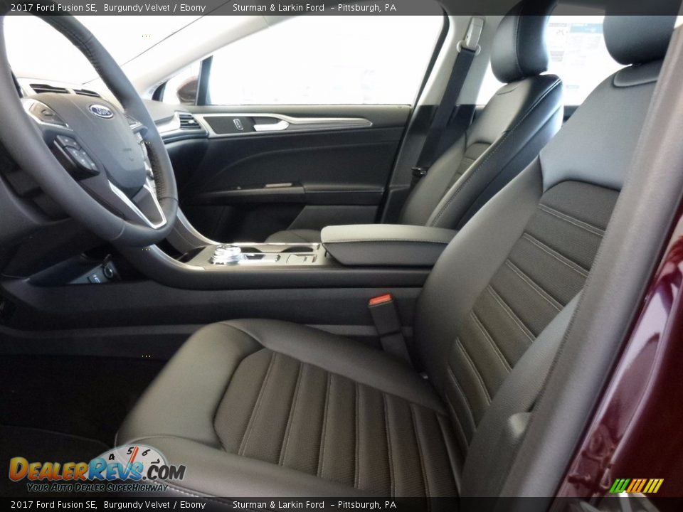 2017 Ford Fusion SE Burgundy Velvet / Ebony Photo #7