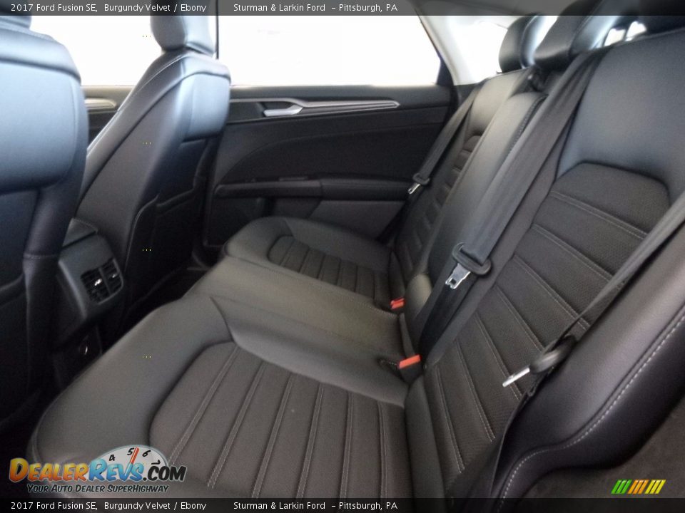 2017 Ford Fusion SE Burgundy Velvet / Ebony Photo #8