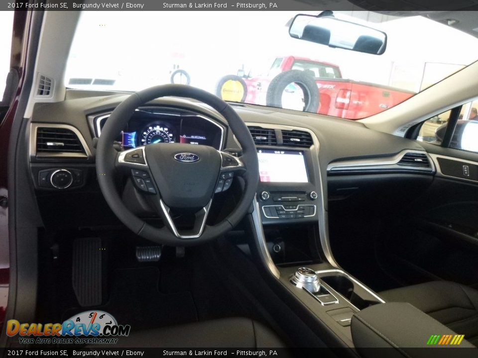 2017 Ford Fusion SE Burgundy Velvet / Ebony Photo #9