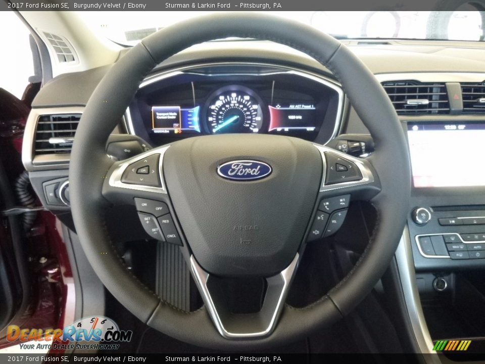 2017 Ford Fusion SE Burgundy Velvet / Ebony Photo #13