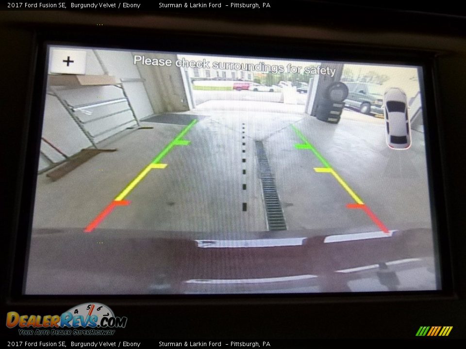 2017 Ford Fusion SE Burgundy Velvet / Ebony Photo #14