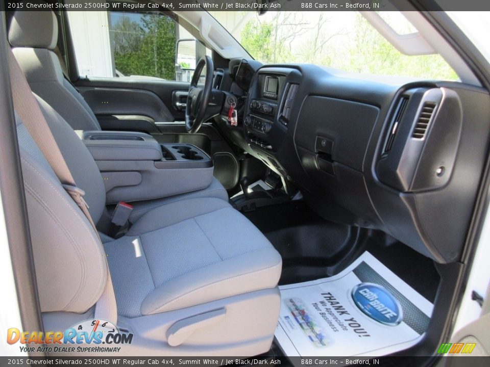 2015 Chevrolet Silverado 2500HD WT Regular Cab 4x4 Summit White / Jet Black/Dark Ash Photo #14