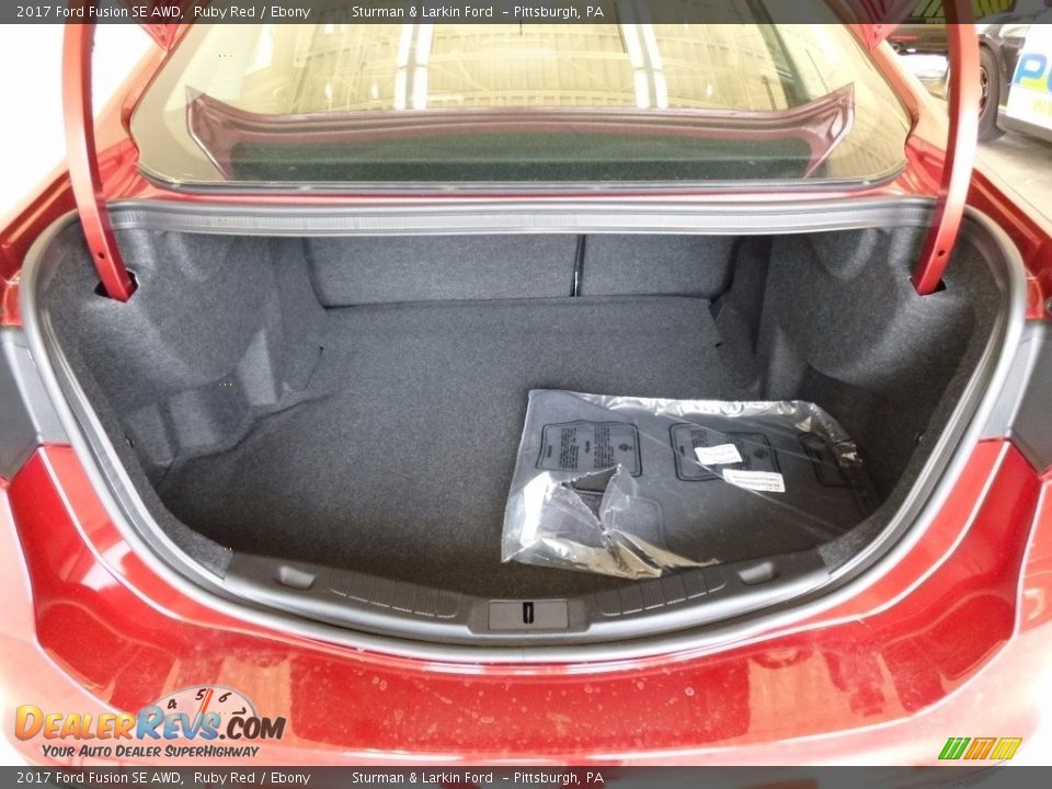 2017 Ford Fusion SE AWD Ruby Red / Ebony Photo #3