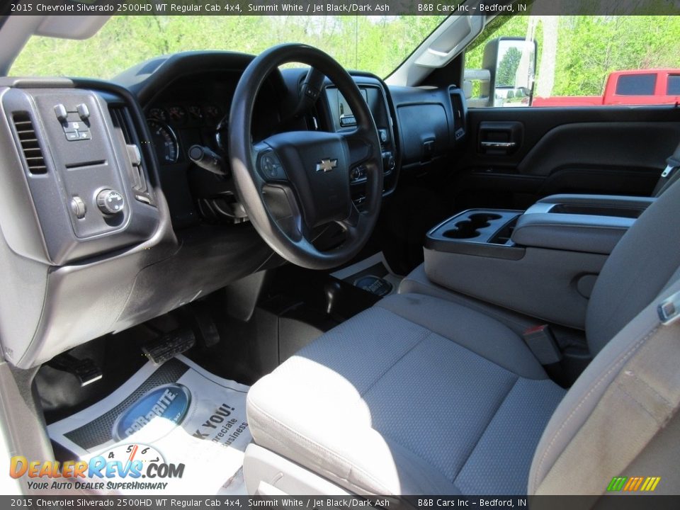 2015 Chevrolet Silverado 2500HD WT Regular Cab 4x4 Summit White / Jet Black/Dark Ash Photo #21