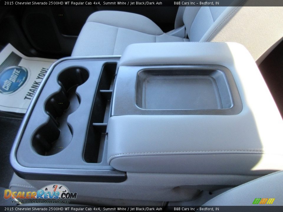 2015 Chevrolet Silverado 2500HD WT Regular Cab 4x4 Summit White / Jet Black/Dark Ash Photo #22