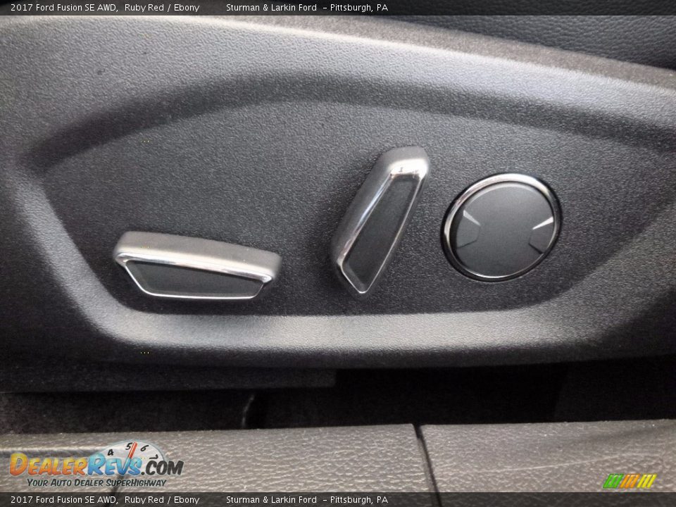 2017 Ford Fusion SE AWD Ruby Red / Ebony Photo #12