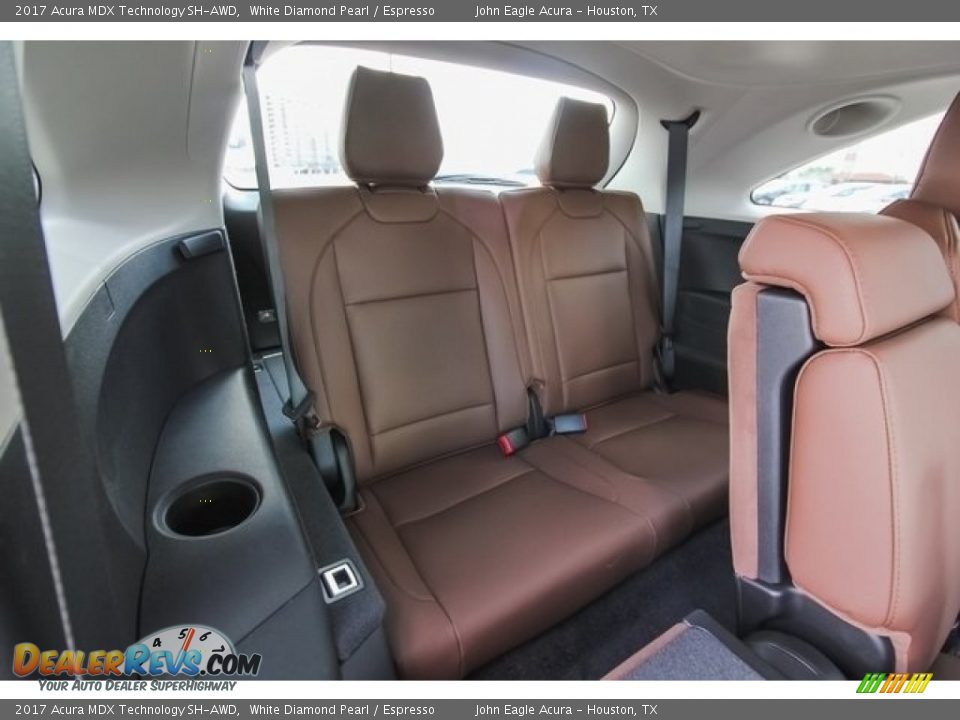 Rear Seat of 2017 Acura MDX Technology SH-AWD Photo #25