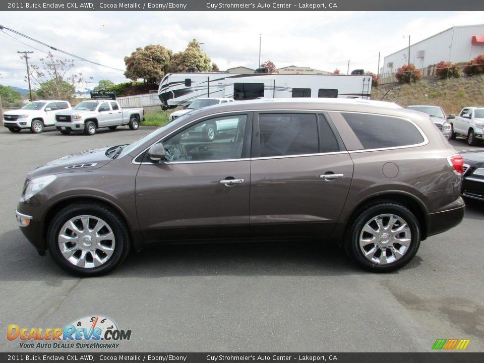 2011 Buick Enclave CXL AWD Cocoa Metallic / Ebony/Ebony Photo #3