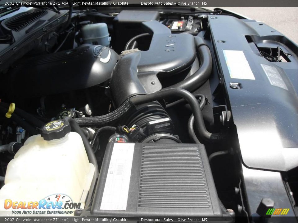 2002 Chevrolet Avalanche Z71 4x4 Light Pewter Metallic / Graphite Photo #21