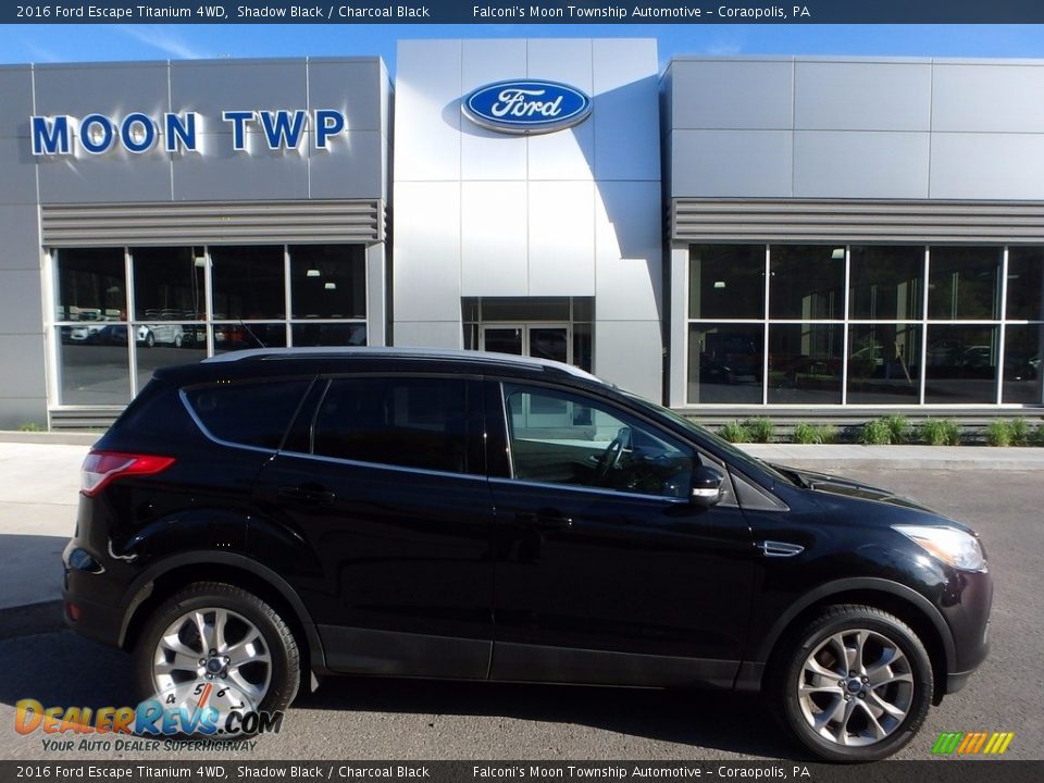 2016 Ford Escape Titanium 4WD Shadow Black / Charcoal Black Photo #1